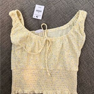 Cotton on Yellow Floral Women’s Top